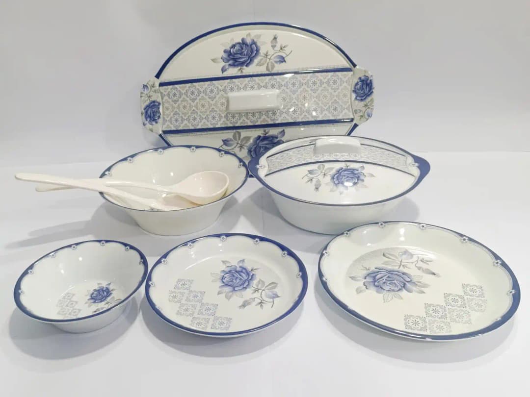 Dinner Set Melamine 12 person Blue img 1