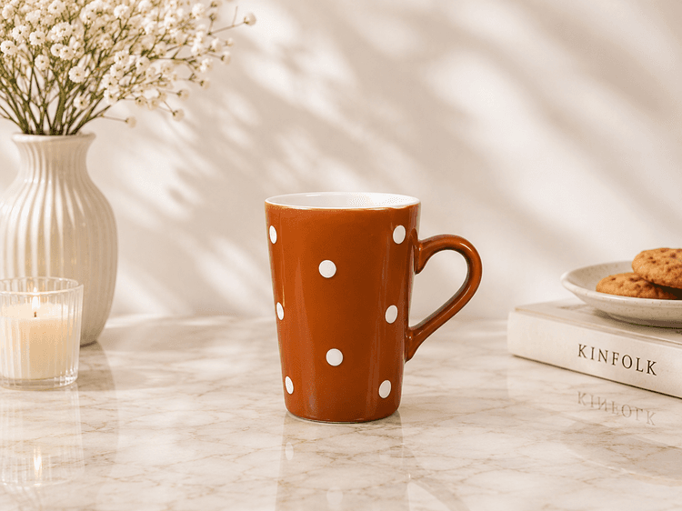 Brown Ceramic Cups (6pcs) img