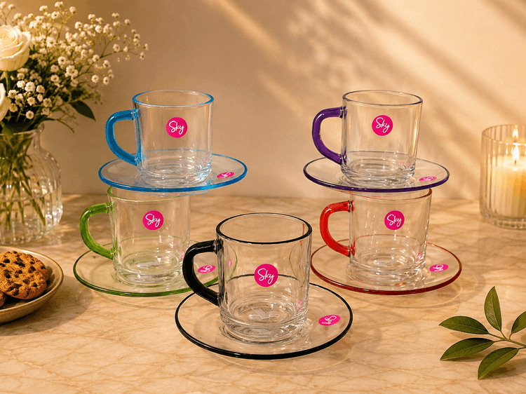 Tea Set Diff. Colors (6+6 in same color) img