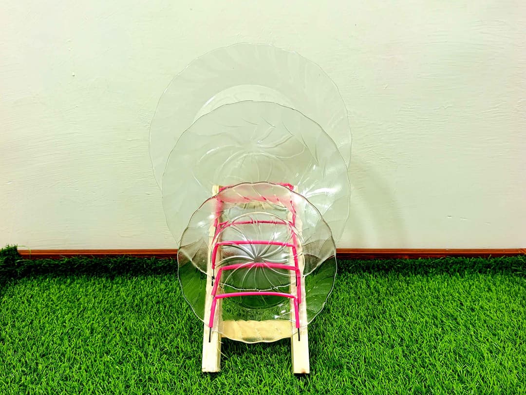 Tempered Glass Plate Set (Oven Use)18-Pcs Frosty img 1