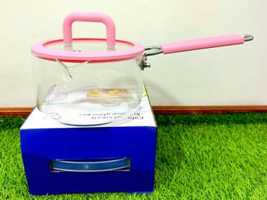 Imported glass cooking sauce pan mini img 4