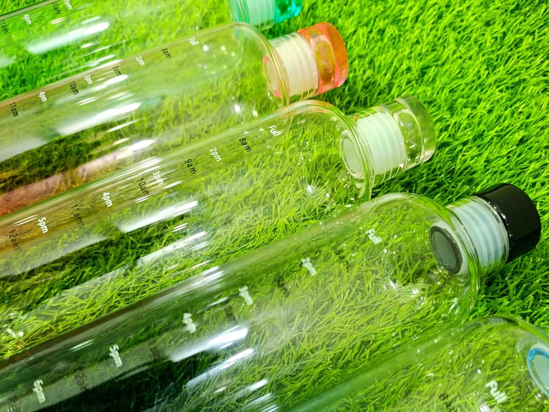 Glass Water Bottle (500ML) img 2