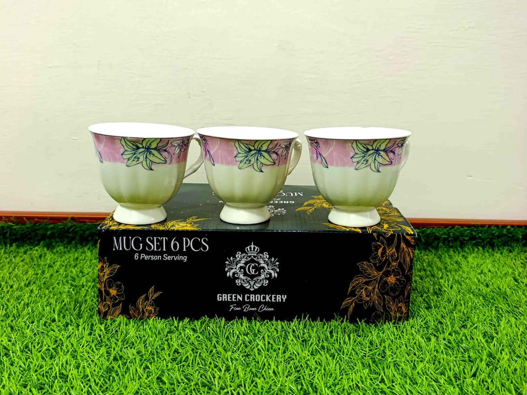 Tea Cups bone china (6pcs) img 3