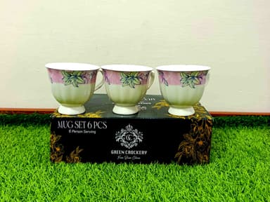 Tea Cups bone china (6pcs) mini img 3