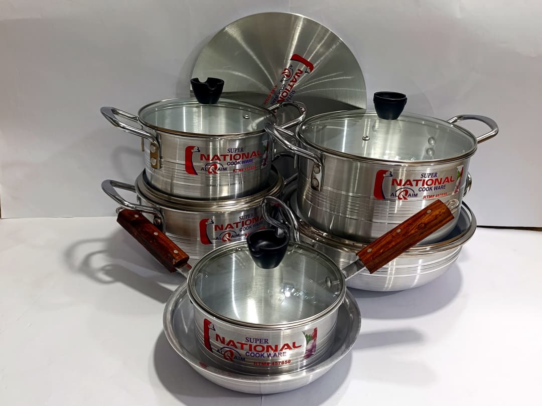 Cooking Set (Glass Lid) 15 Pcs img 1