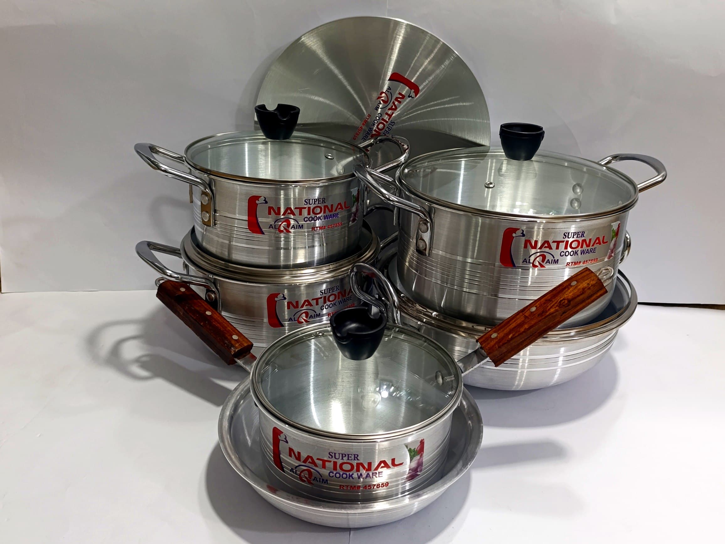 Cooking Set (Glass Lid) 15 Pcs img