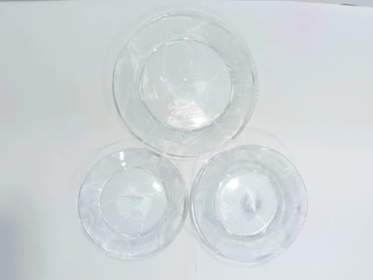 Tempered Glass Plate Set (Oven Use)18-Pcs Woody img