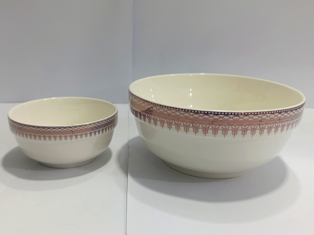 Soup Set Ceramic (1+6 Pcs) Violet img 1