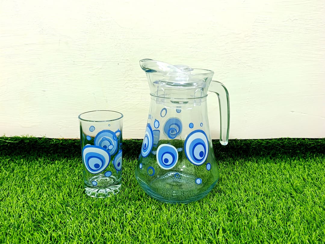 Water Set blue printed (7pcs) img 1