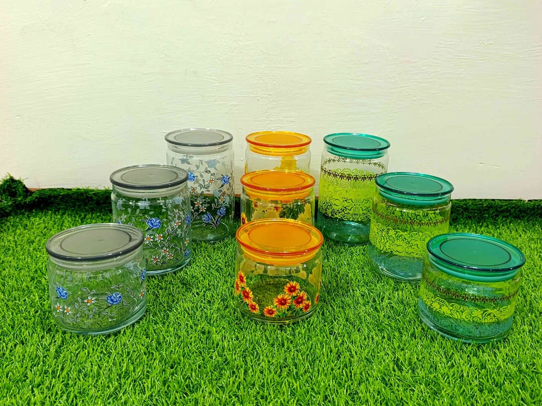 Airtight Jar Set White 3Pcs img 3