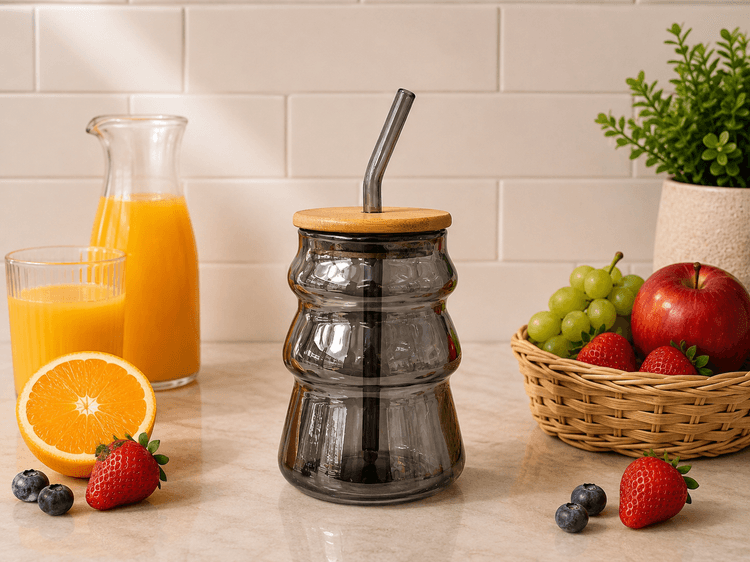 Glass Sipper (Wave Gray) img
