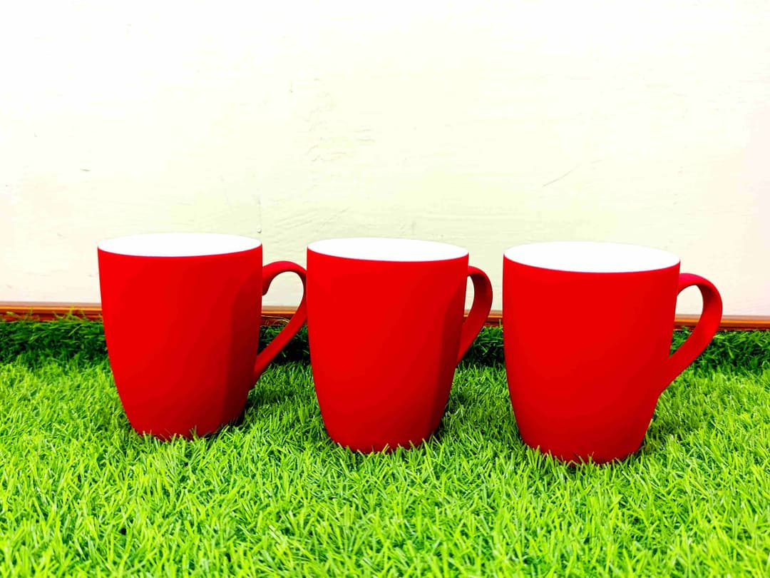 Matte Finish Bone China Mugs Diff-Colors (Royal Gold) (6pcs) img 5