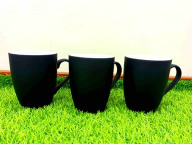 Matte Finish Bone China Mugs Diff-Colors (6pcs) mini img 4