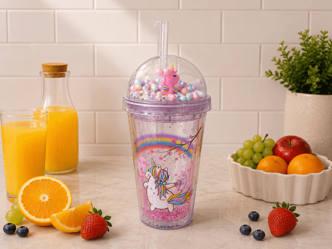 Unicorn Pink Sipper (Double Walled) img 1
