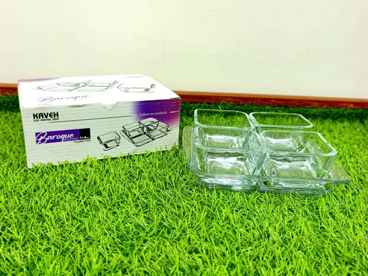 Glass Sauce Dish 4+1 (imported) img