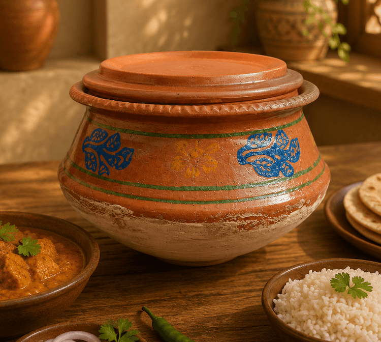 Clay Handi With lid (Small) 1 img