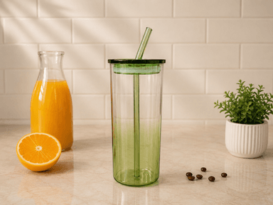 Glass Sipper (Green Dual) mini img 1