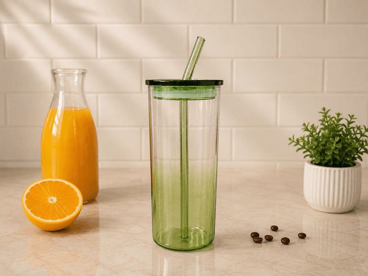 Glass Sipper (Green Dual) img