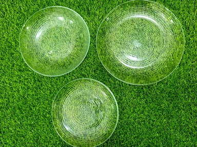 Tempered Glass Plate Set (Oven Use) (18-Pcs) Specks mini img 2