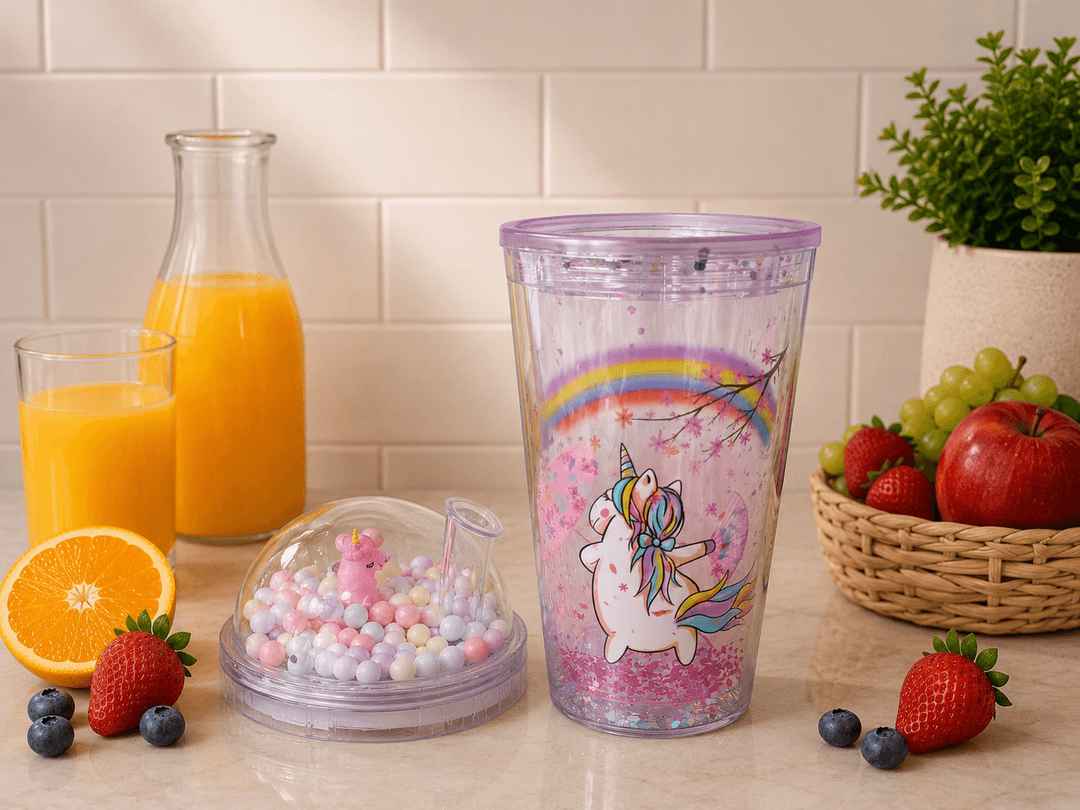 Unicorn Pink Sipper (Double Walled) img 2