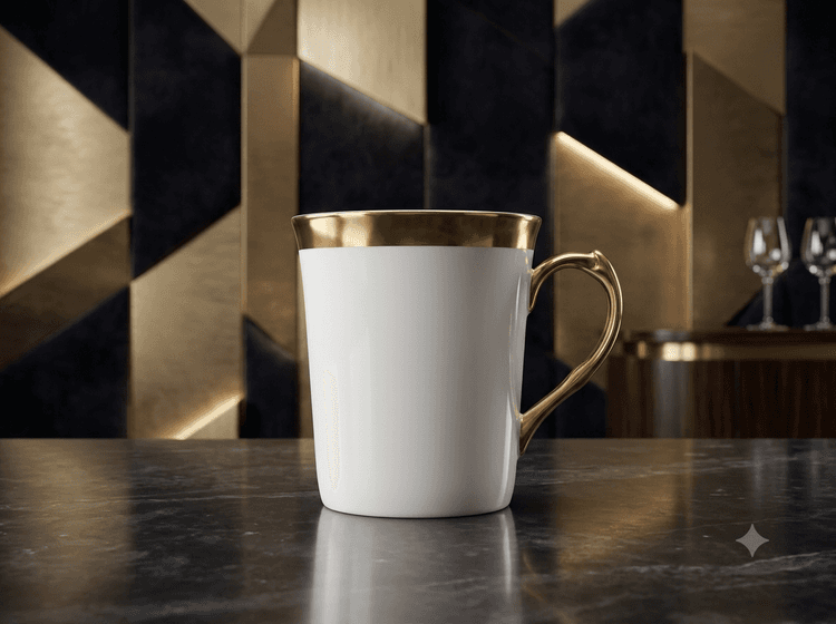 Bone China Cups (6pcs) G img