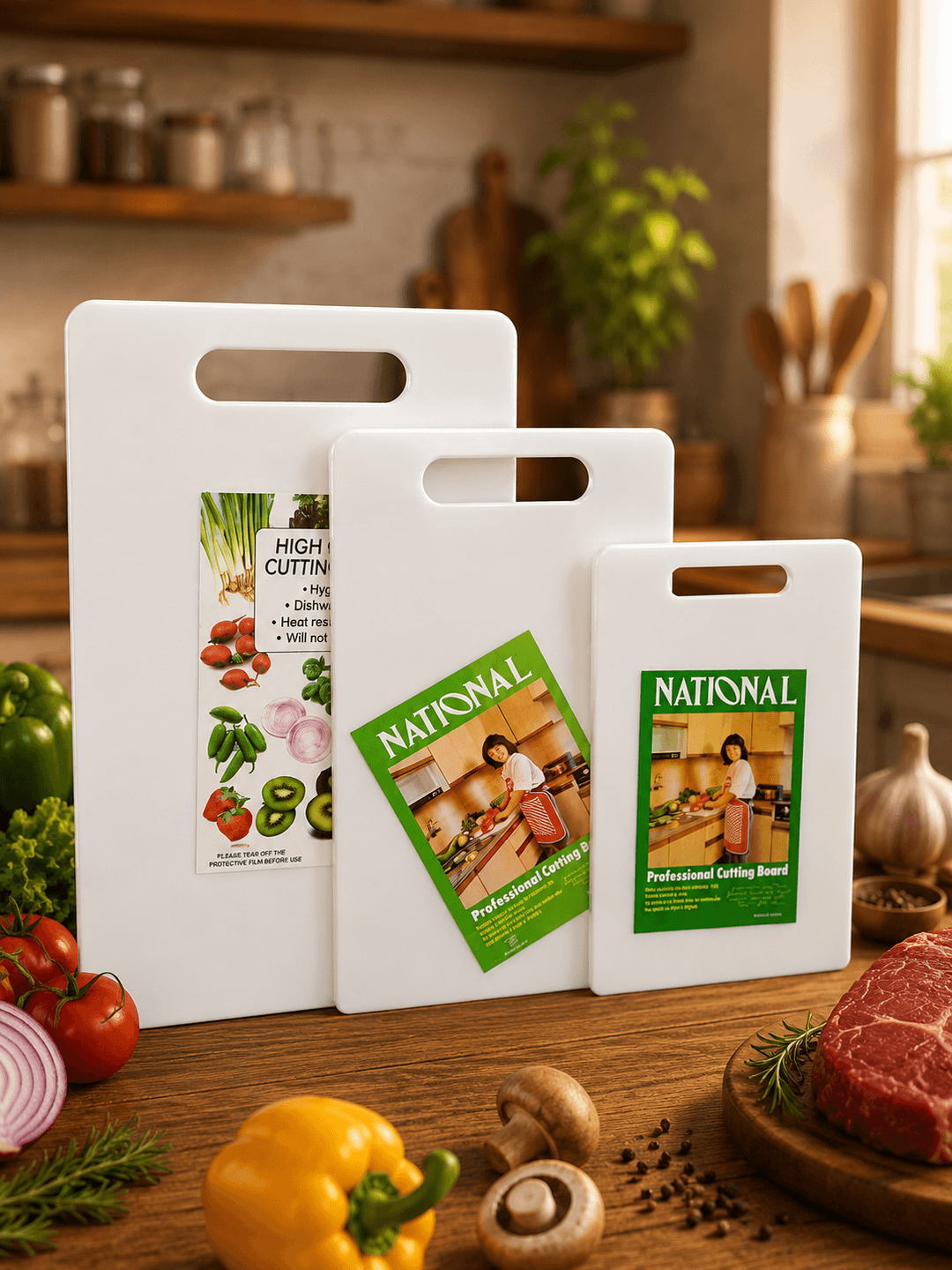 Plastic Cutting Board Set img 1