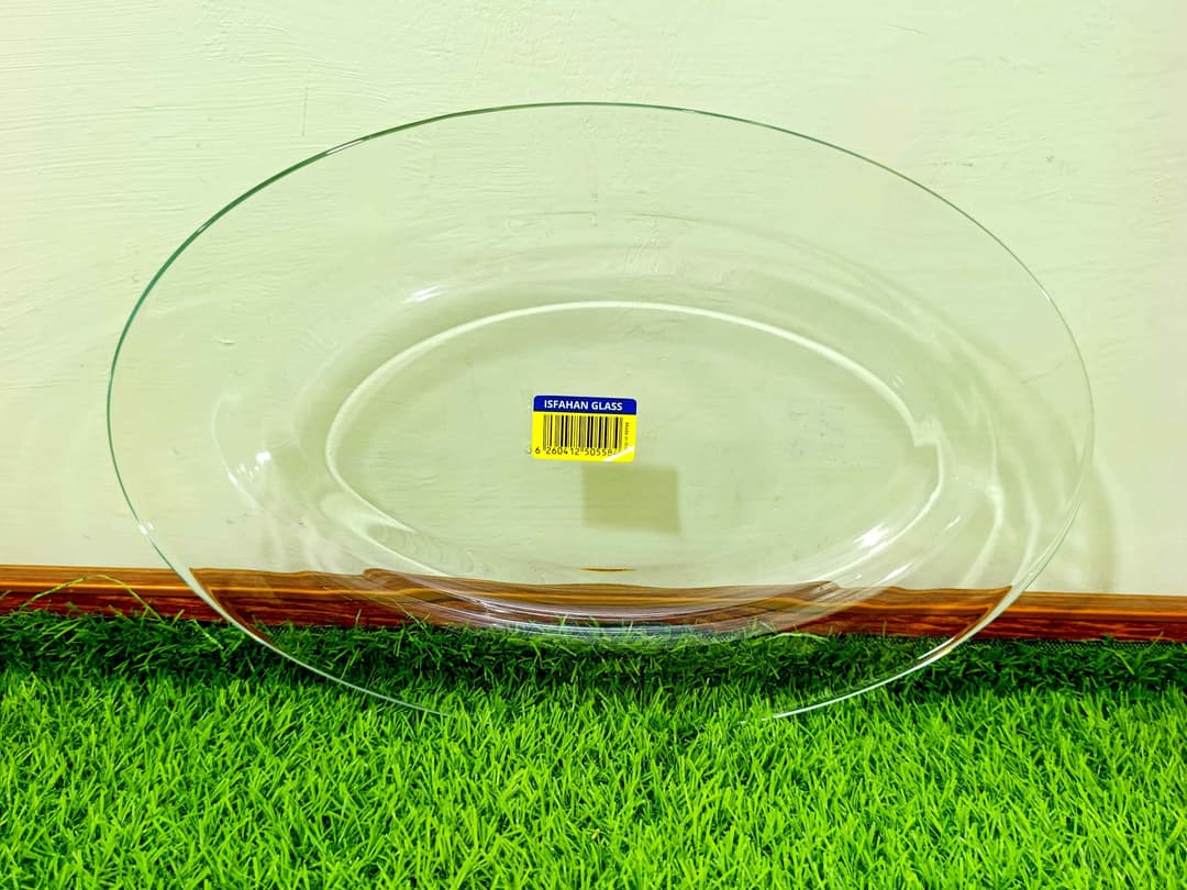 Rice Dish large (1pcs) Imported Tempered glass img 1