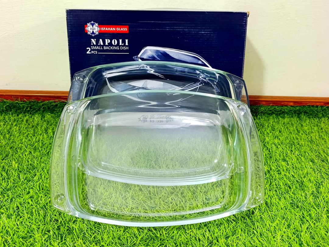 Glass Baking Dish imported Medium (2 in 1)  img 1