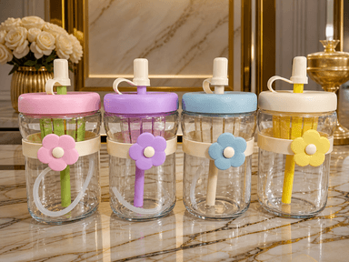 Cute Glass Sipper  mini img 1