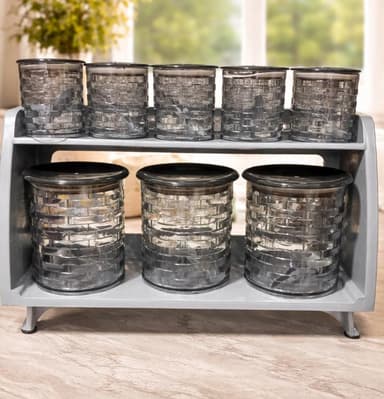 Spice Jar Set (grey) mini img 1
