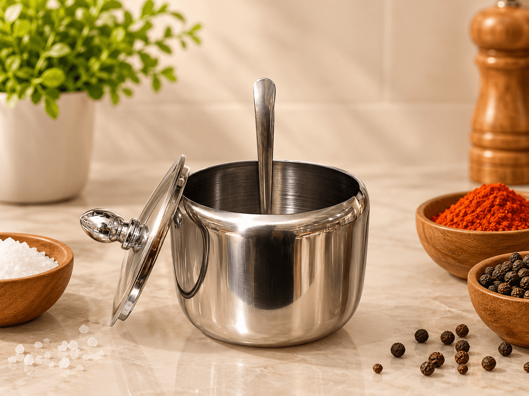 Sugar Pot (Stainless Steel) img 3