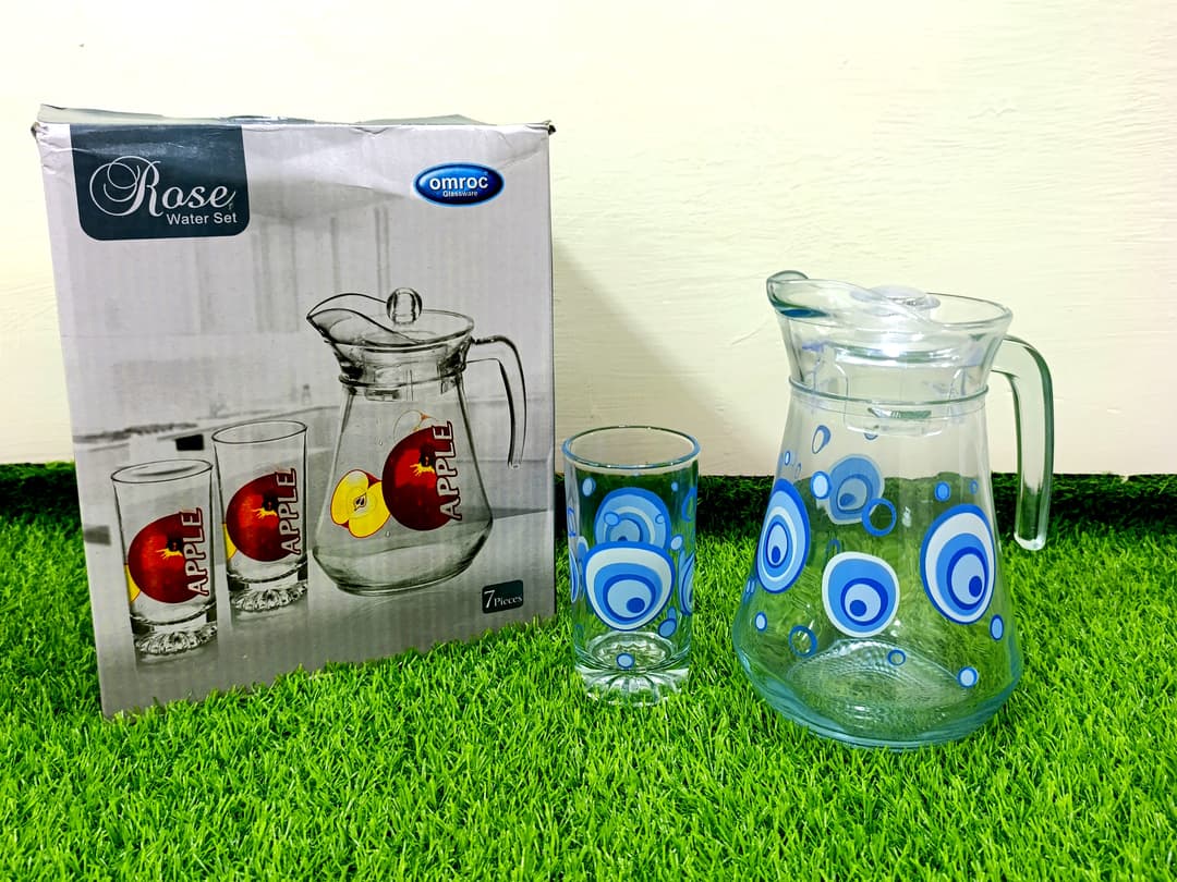 Water Set blue printed (7pcs) img 2