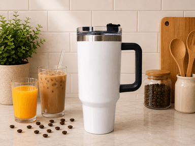 Insulated Tumbler (Shinny White) mini img 1