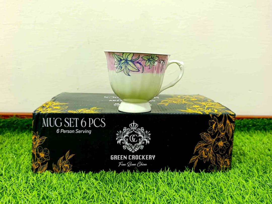 Tea Cups bone china (6pcs) img 2