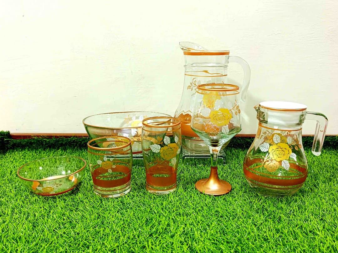 Cool Set Clear Glass (28 Pcs) Printed 3 img 1