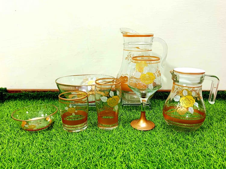 Cool Set Clear Glass (28 Pcs) Printed 3 img