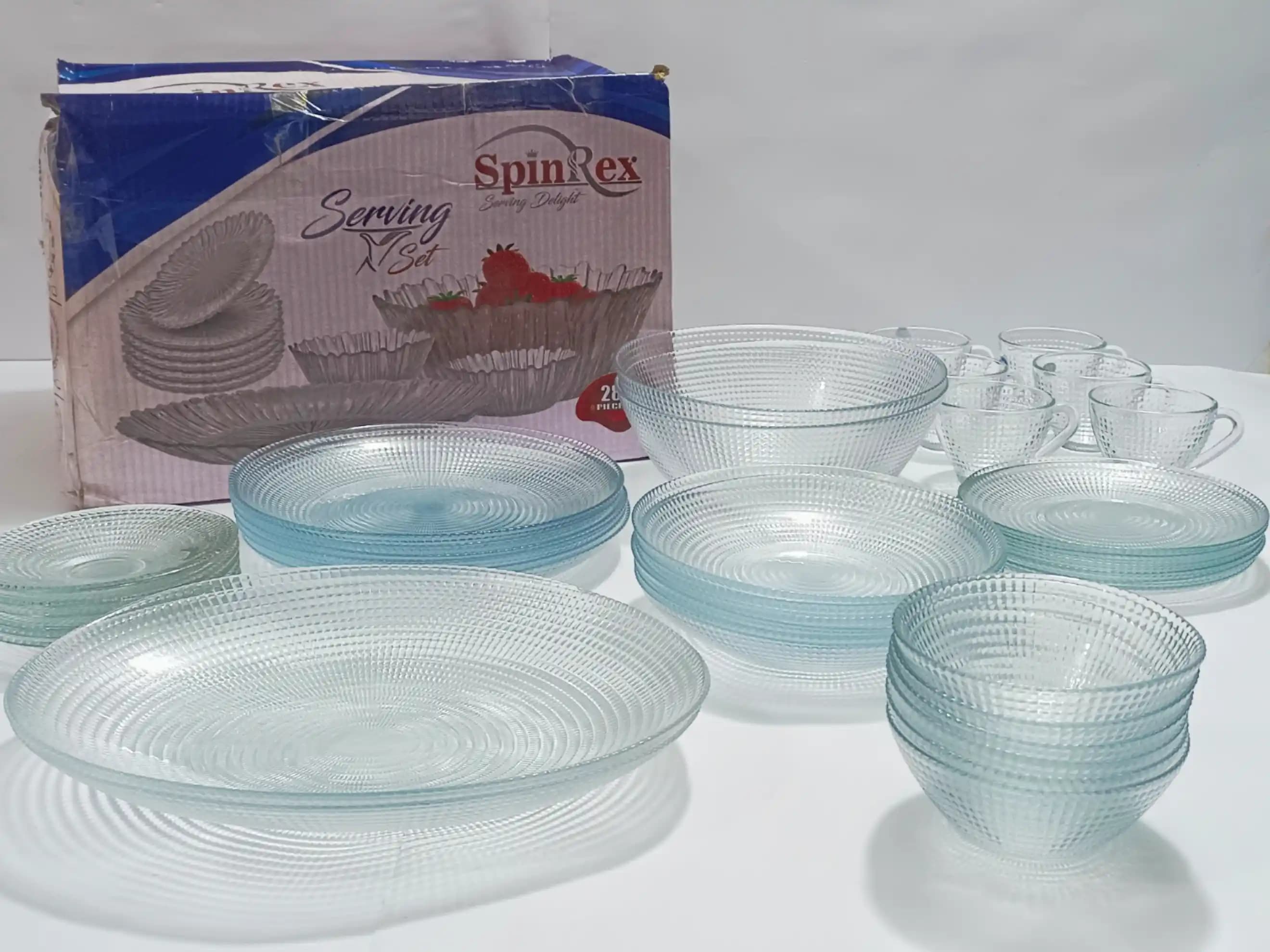 Tempered Glass Specks Dinner Set 6-Person (Oven Use) img