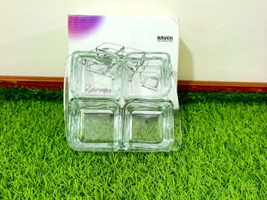 Glass Sauce Dish 4+1 (imported) mini img 2
