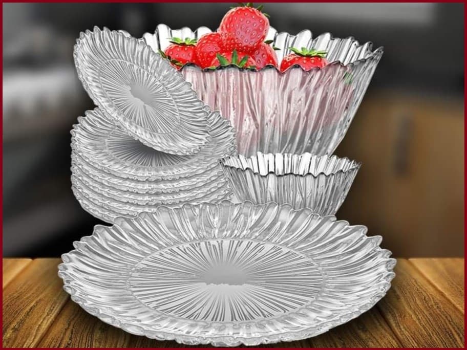 Tempered Glass Sunny Dinner Set (6-Person) img