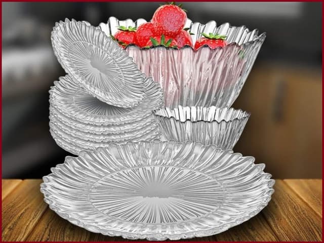 Tempered Glass Sunny Dinner Set (6-Person) img 01