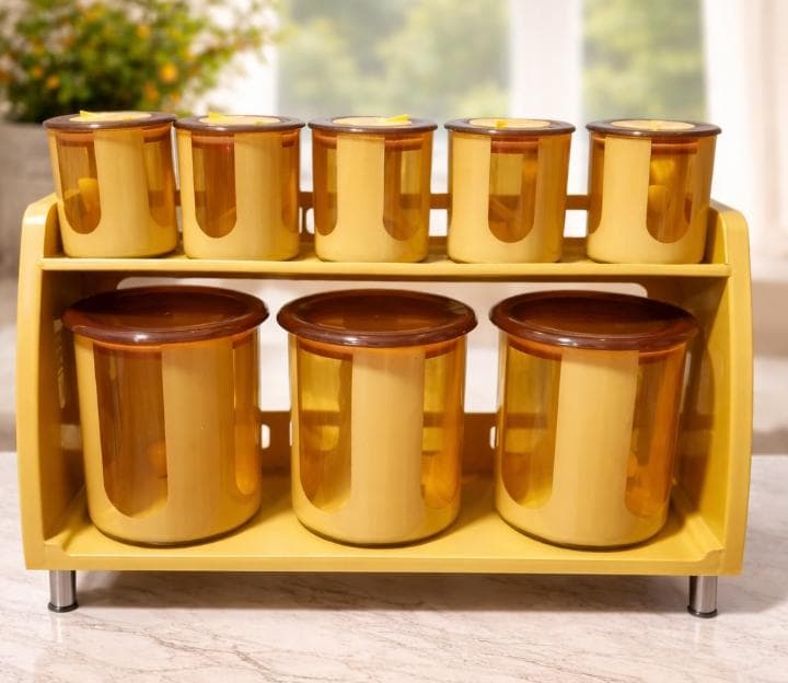 Spice Jar Set (golden) img 1