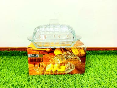 Glass Butter Holder (imported) mini img 3