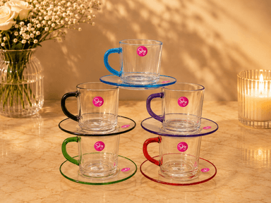 Tea Set Diff. Colors (6+6 in same color) mini img 7