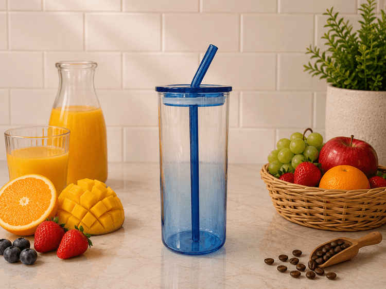 Glass Sipper (Blue Dual) img
