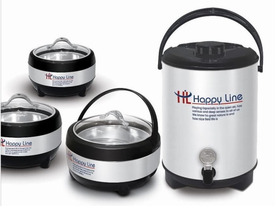 Hotpot Set 4 Pcs Black img 1