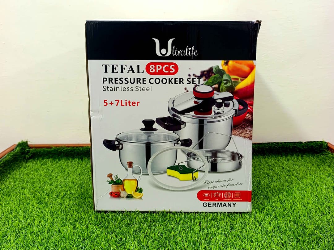 Pressure Cooker Set Knob type (8pcs) (Germany) img 4