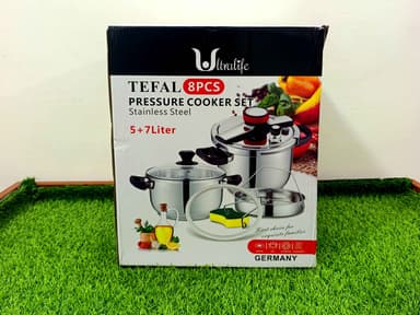 Pressure Cooker Set Knob type (8pcs) (Germany) mini img 4