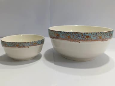 Soup Set Ceramic (1+6 Pcs) Green mini img 01