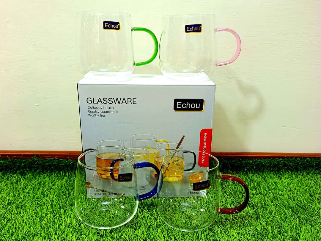 Glass Mugs (4pcs) img 1