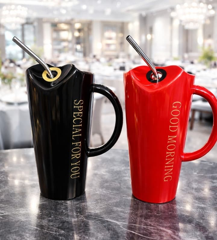 Ceramic Large Mug (Steel Straw) img